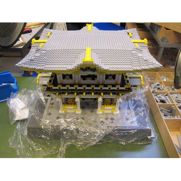 World Heritage model production process made with Lego® Block