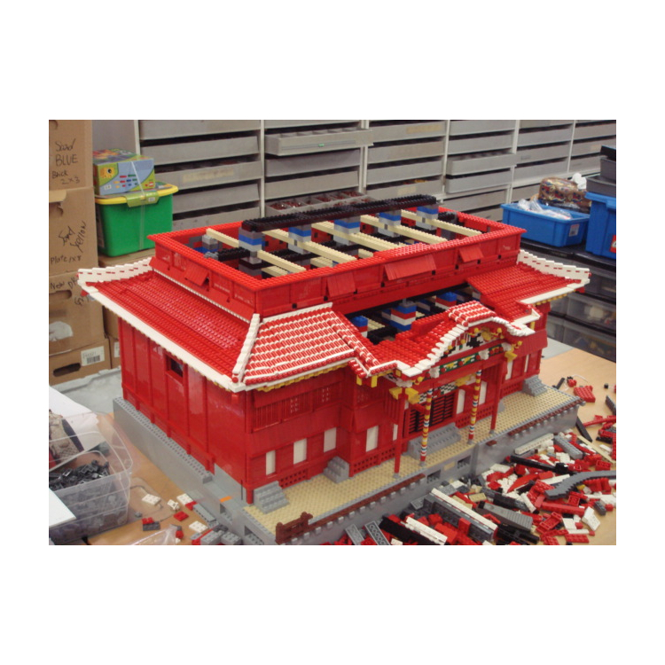 World Heritage model production process made with Lego® Block