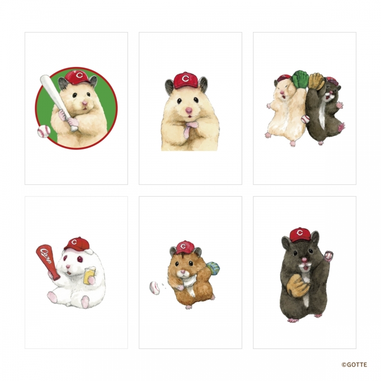 GOTTE Ujihara paintings lottery sales & Hiroshima Toyo Carp collaboration products