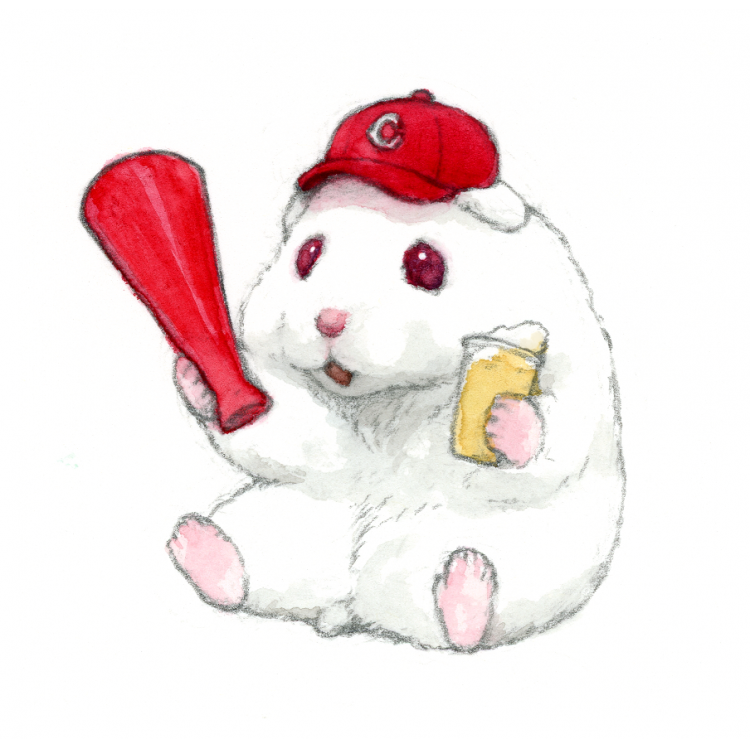 GOTTE Ujihara paintings lottery sales & Hiroshima Toyo Carp collaboration products