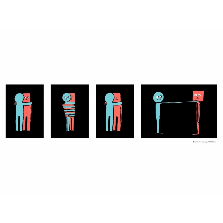 Jean Jullien Edition Print "PAPER PEOPLE" lottery sales